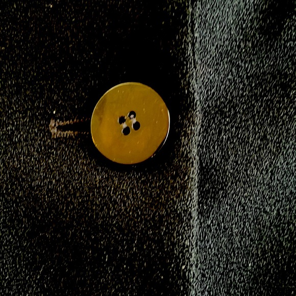 CHAUS black worsted wool jacket . - Picture 5 of 9